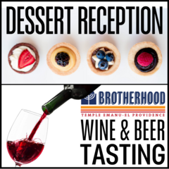 [logo] Dessert Reception and Brotherhood Wine & Beer Tasting